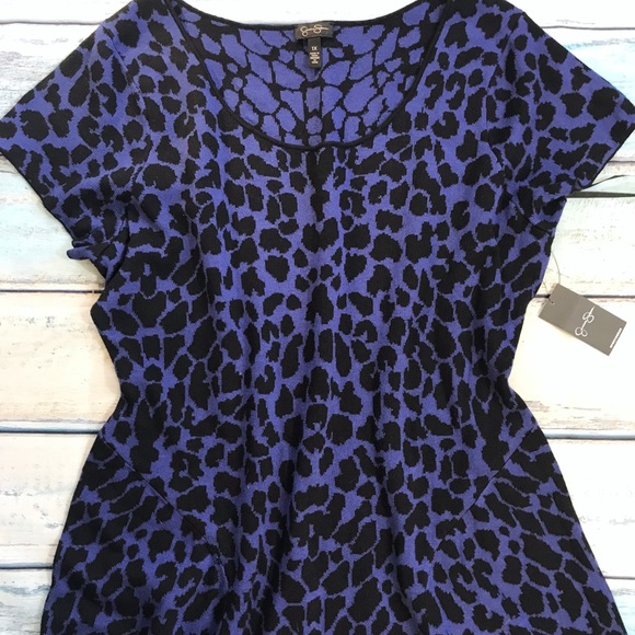 Jessica Simpson Magdala animal print jersey dress - Picture 5 of 8